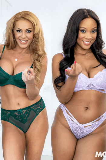 Te enseñaremos: Chicos nerds intercambian madrastras cachondas – August Skye, Taylor Vixxen