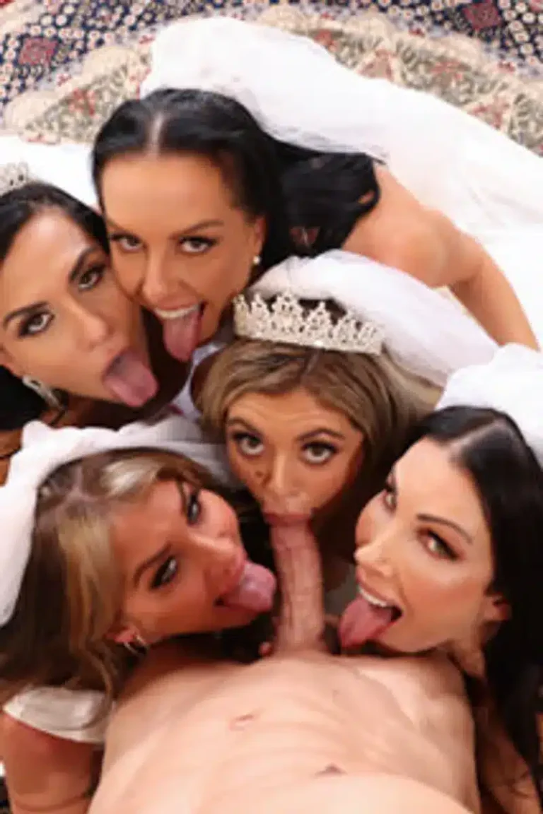 Sobrecarga de novia Shay Sights , Texas Patti, Vivianne DeSilva , Lolly Dames y Sandy Love